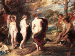 Peter Paul Rubens, The Judgement of Paris, 1636 (National Gallery, London)