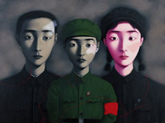 Zhang Xiaogang, Bloodline, The Big Family No3, 1995 (Private Collection)